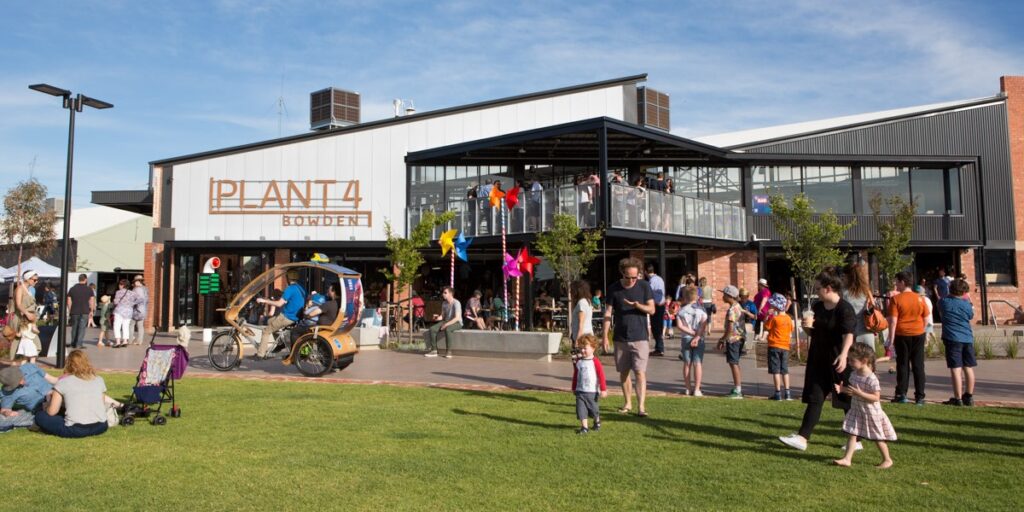 New town square opens as Bowden celebrates sustainability achievement