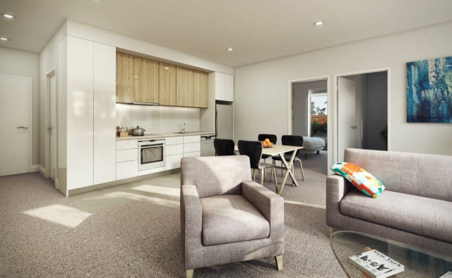 b apartment interior